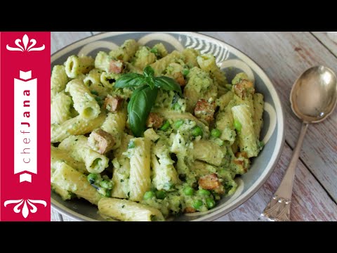 MY SECRET OIL-FREE PESTO SAUCE FOR A SUMMERY PASTA⎜QUICK & EASY TO MAKE