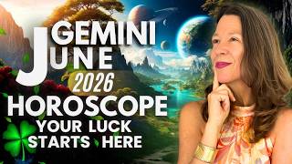 GEMINI Sun Moon Rising JUNE 2026 ♊ HUGE Financial Blessings Arrive This June