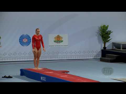 NOERBY Johanne (DEN) - 2017 Trampoline Worlds, Sofia (BUL) - Qualification Tumbling Routine 2