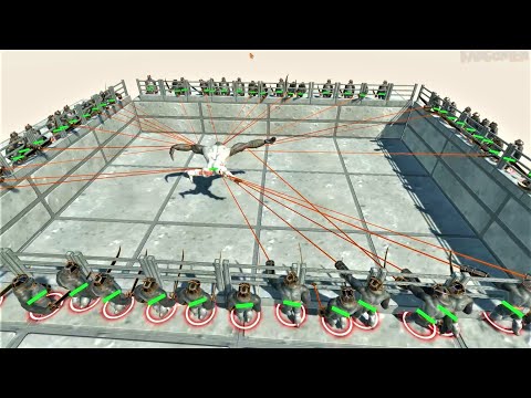 60 scimitarilla vs every unit in cage animal revolt battle simulator