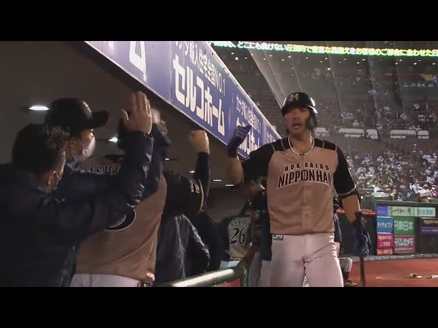 【8回表】終盤での一振り!! ファイターズ・大田の13号ホームランで同点!! 2020/10/23 E-F