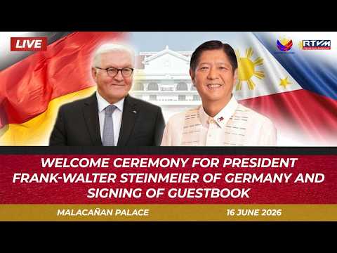Welcome Ceremony for President Frank-Walter Steinmeier of Germany and Signing of Guestbook