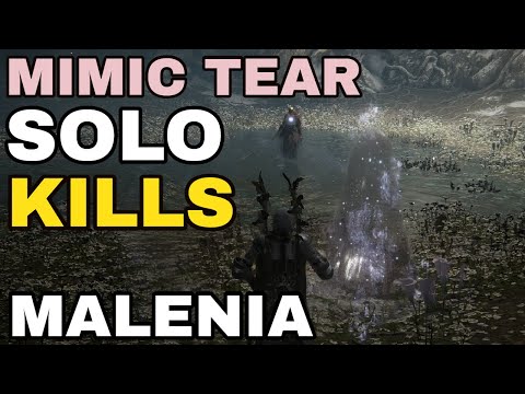 Elden Ring - My Mimic Tear SOLO KILLS Malenia
