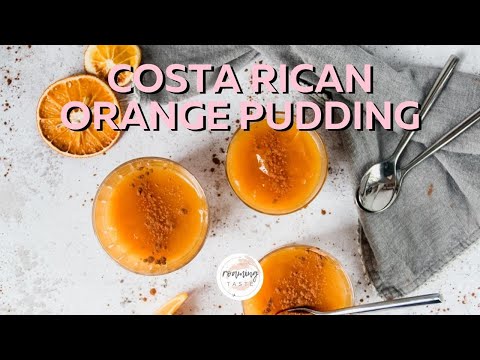 How to make Costa Rican Orange Pudding | No bake | 5 ingredients