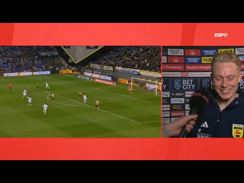 Poll scoort met zijn rechter: "Ik ben echt stijf links"