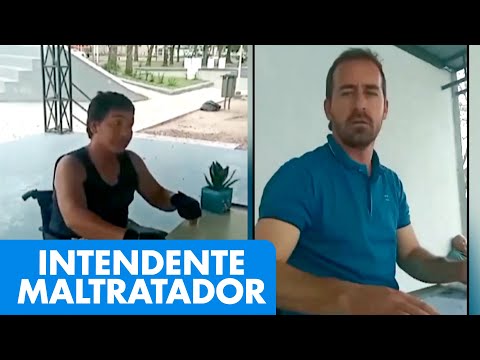 INTENDENTE MALTRATADOR: Un vecino en silla de ruedas fue a reclamar por rampas y lo mandó a trabajar