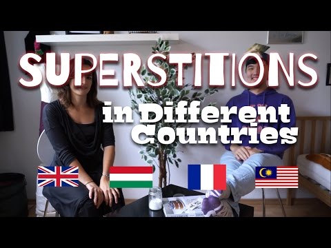 文化】4カ国の迷信（GB・HU・FR・MY ([Culture] Superstitions in 4 Different Countries (GB, HU, FR, MY))