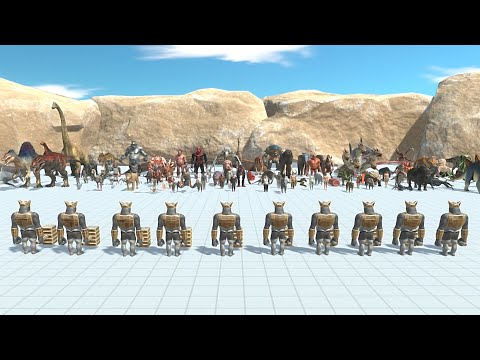 10x Ghor Hammer VS 3x Faction ( 2x Fantasy Infernals Aquatic) - Animal Revolt Battle Simulator