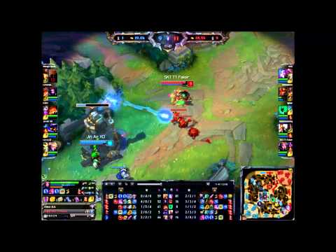 SKT T1 Faker Leblanc VS Azir