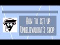 How to set up Unbelievaboat's shop