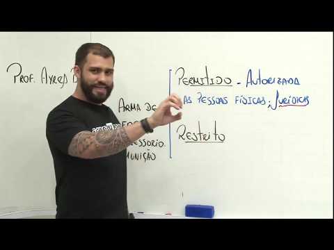 Estatuto do Desarmamento - Parte Administrativa (art. 1° ao Art. 11) | Prof. Ayres Barros