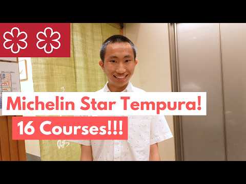 2 MICHELIN STAR Omakase Tempura At Tempura Kondo | 77 Year Old Tempura Master!!!