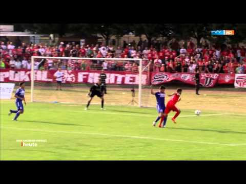 Spielbericht erste Runde Landespokal SV Blau-Weiß Farnstädt vs. Hallescher FC