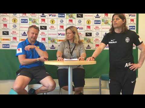 Presskonferens Frej - Landskrona 19 maj