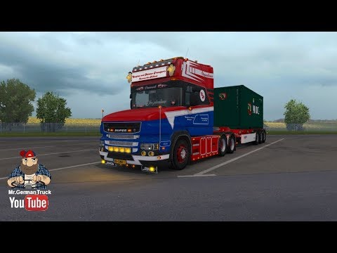 [ETS2 v1.28] Scania T620 Streamliner C&M + Cabin DLC ready