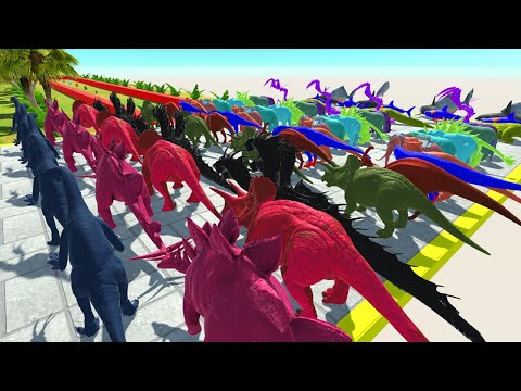 Colored All Units Champion Battle | Animal Revolt Battle Simulator