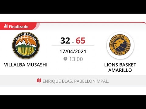 Alevín masc 09 B VILLALBA MUSASHI - LIONS BASKET ARROYOMOLINOS