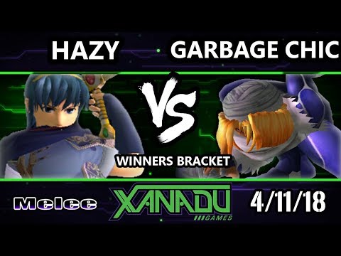 S@X 245 SSBM - Hazy (Marth) Vs. Garbage Chic (Sheik)  - Smash Melee Winners Bracket