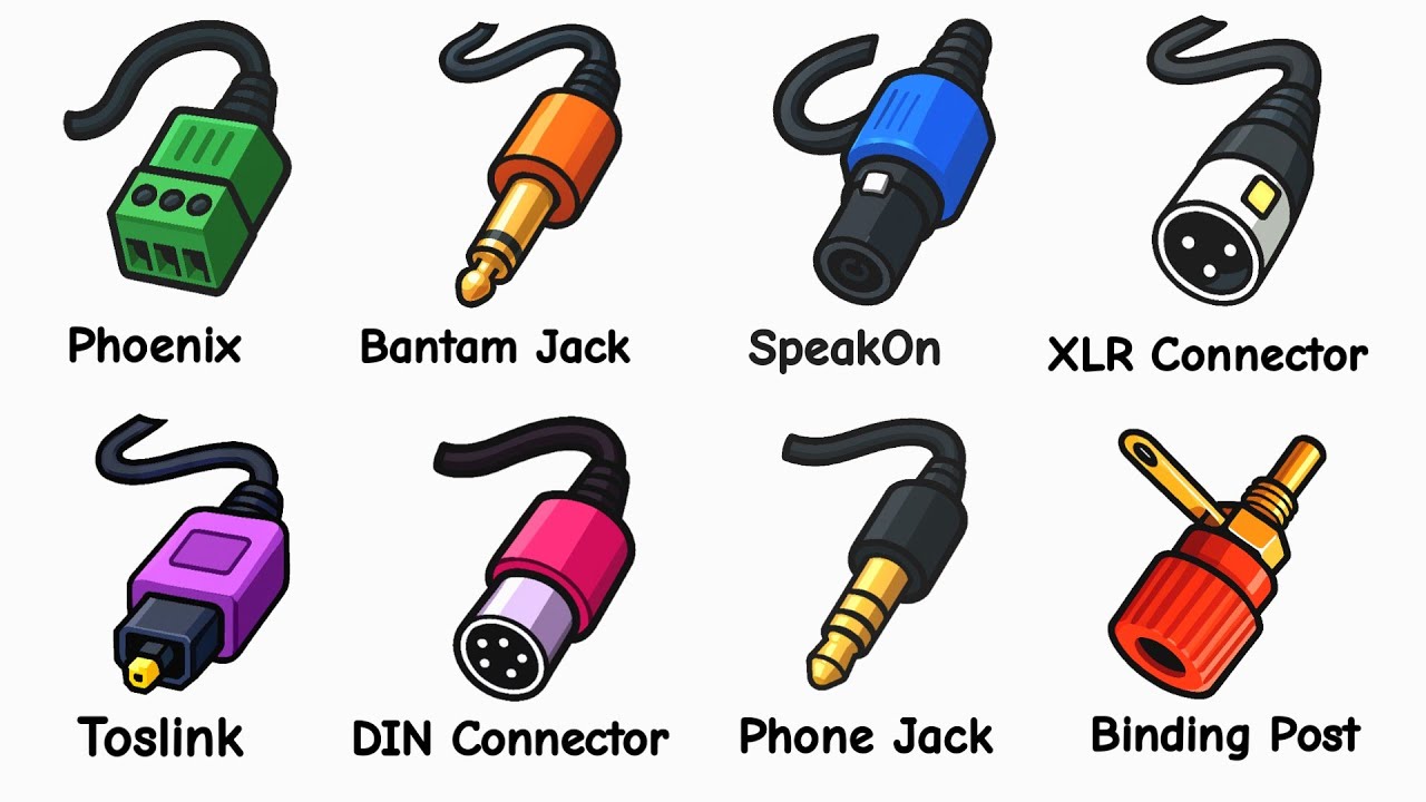 Every Types Of Popular Audio Connector Explained Simply