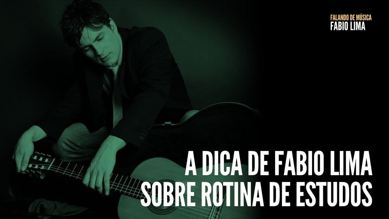 A dica de Fabio Lima sobre rotina de estudos | Fabio Lima