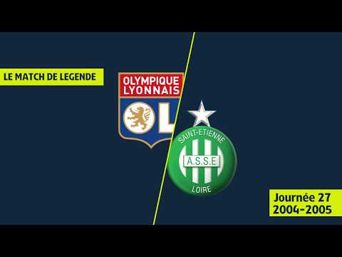 Résumé Olympique Lyonnais - AS Saint-Etienne (3-2) OL/ASSE - 2004/2005 - Ligue 1 Legends