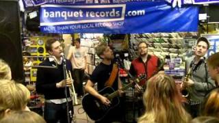 Danny Fontaine and the horns of fury at Banquet Records