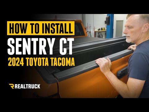 How to Install RealTruck TruXedo Sentry CT Hard Roll-Up Tonneau Cover on a 2024 Toyota Tacoma