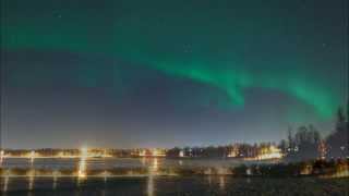 preview picture of video 'Aurora Borealis over Prestvannet. Tromsø. Norge. March 2014'