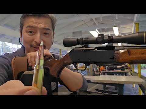 My favorite deer rifle Browning BAR and 308 ammunition.