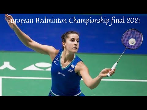 Caroline Marin 🇪🇸 vs Line Christophersen || WS final || European Badminton Championship 2021