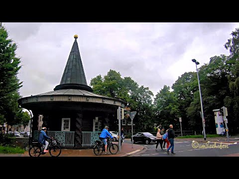 Emden entdecken ÖPNV Bus 3 Busfahrt Emder Hauptbahnhof ZOB bis Klinik Fahrtrichtung links
