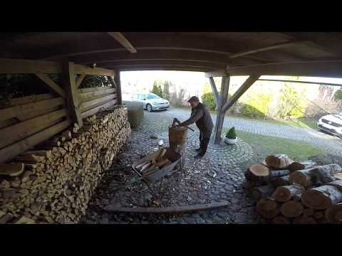 Brennholz hacken 2019-02-16