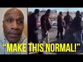 Armed Black Man Makes ICE Agents Stand Down On Camera