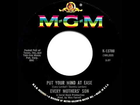 1967 HITS ARCHIVE: Put Your Mind At Ease - Every Mother's Son (mono 45)
