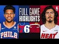 76ERS at HEAT | FULL GAME HIGHLIGHTS | December 25, 2023
