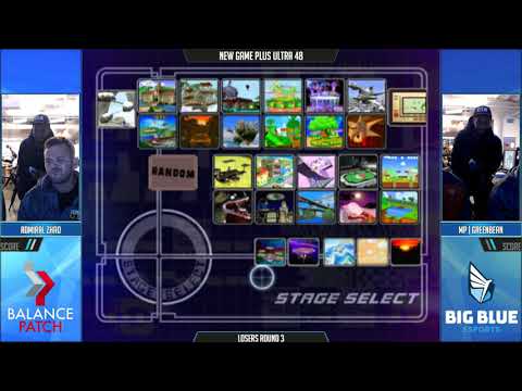NGPU 48 SSBM - Green Bean (C. Falcon) vs. Admiral Zhao (Samus) - Melee LR3