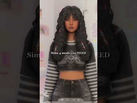the sims 4 mods you need in your game! #thesims4 #sims4cc #gaming #maxismatchcc