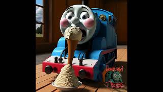 ICE CREAM Eating Thomas The Tank Engine Train #fun