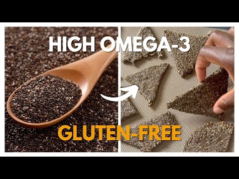 3-Ingredient Crispy Seed Crackers | Gluten-Free + High Protein Snack!
