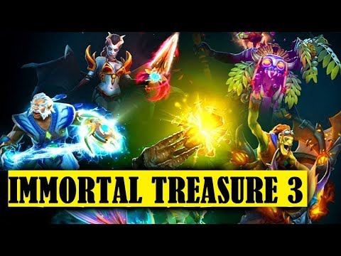 Opening TI8 Immortal Treasure 3 with ALL Rares!