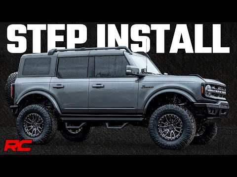 Installing the SRX2 Steps on the 2021 Ford Bronco