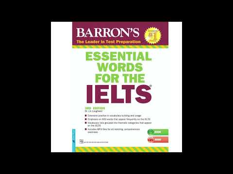 Unit 3 Track 08 to Track 10 | Essential words for the IELTS