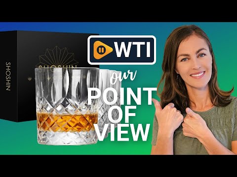SHOSHIN Premium Hand Cut Whiskey Glasses (13 OZ - WTI product video review