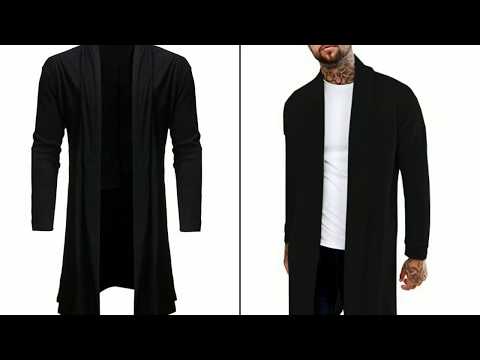 sobretudo masculino cardigan