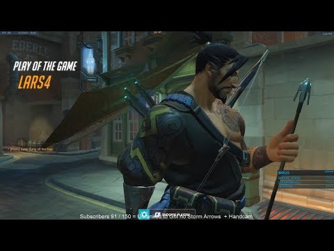 Overwatch Hanzo God Lars Showing His Gameplay Skills -POTG-