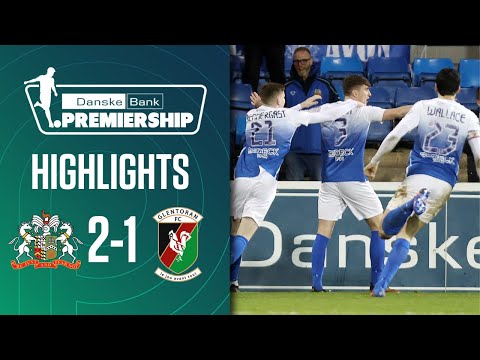 Glenavon bring to an end Glentoran's unbeaten run | Glenavon 2-1 Glentoran | Irish League Highlights