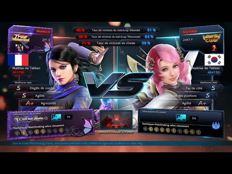Tekken 7  Fran The Top Korean Player (Alisa) Vs (Zafina) Marvelous Lili - Ranked matches HD 60 fps