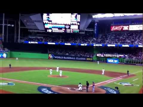 Erick Aybar's game winning HIT!! World Baseball Classic...D.R. vs. USA