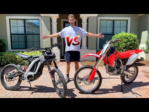 ELECTRIC DIRT BIKE vs GAS DIRT BIKE! WHICH IS BETTER?