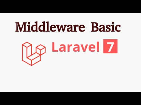 Laravel 7 tutorial 12 Basic Middleware